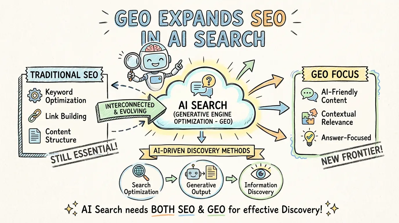 How GEO Expands SEO in AI Search