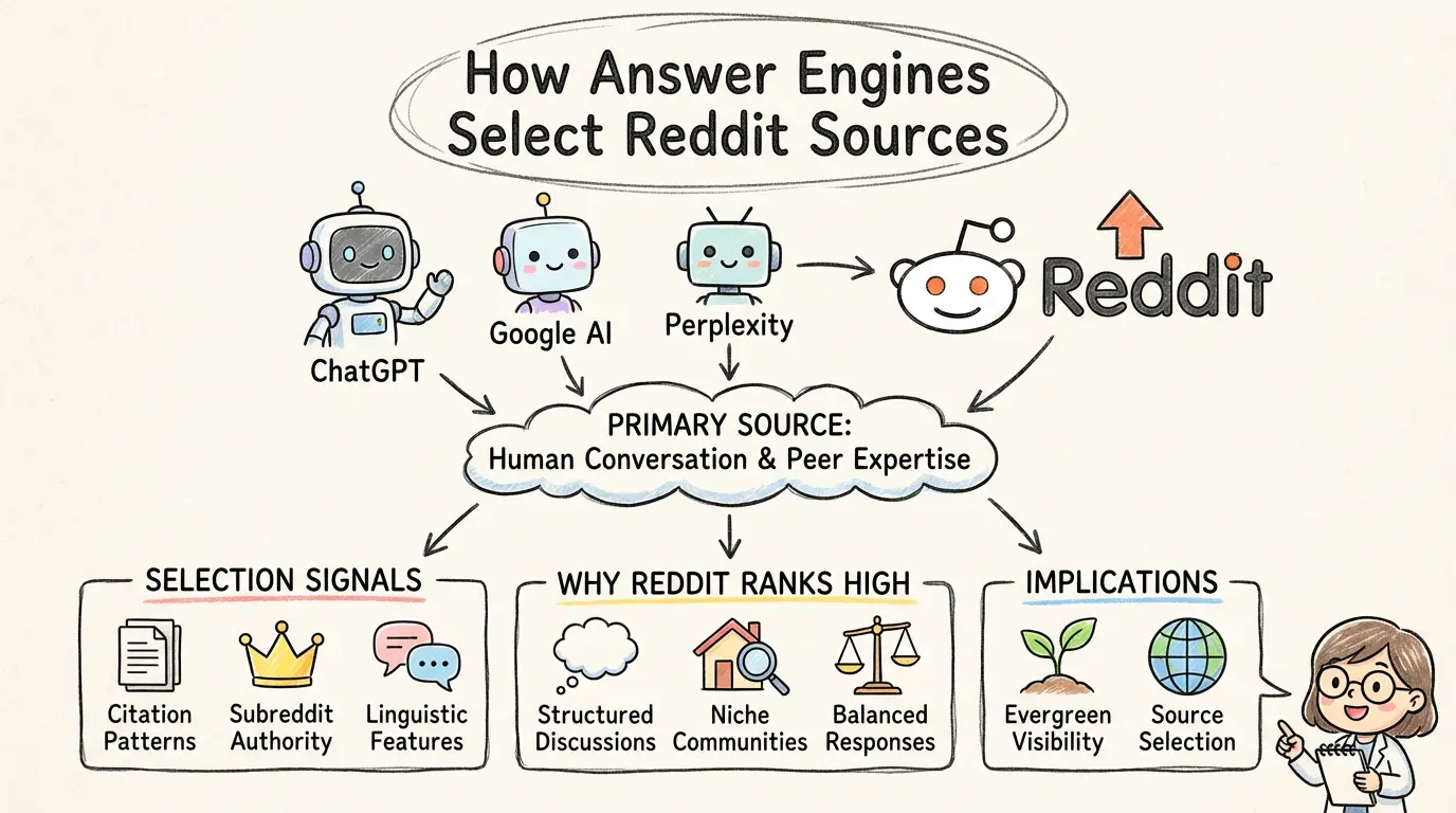 How Answer Engines Select Reddit Sources