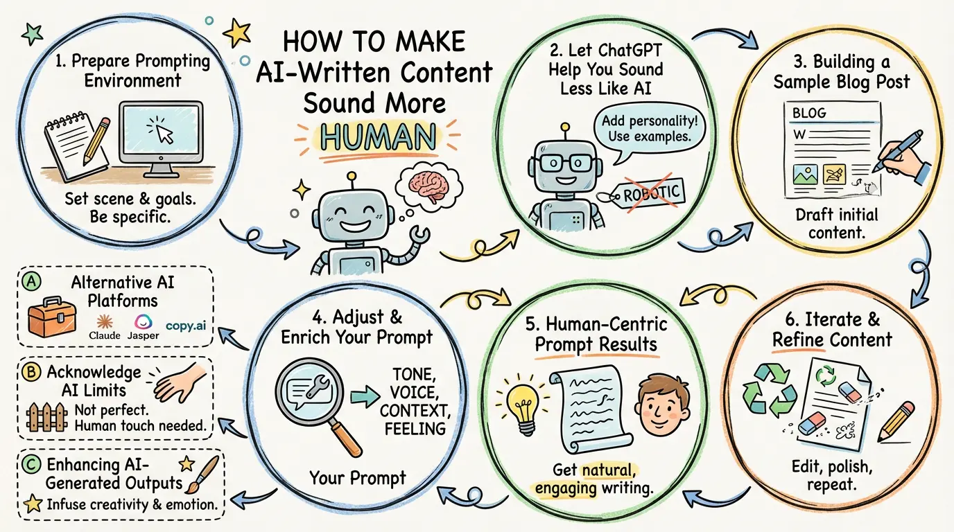 How to Make AI-Written Content Sound Human and Citation-Ready for AI Search