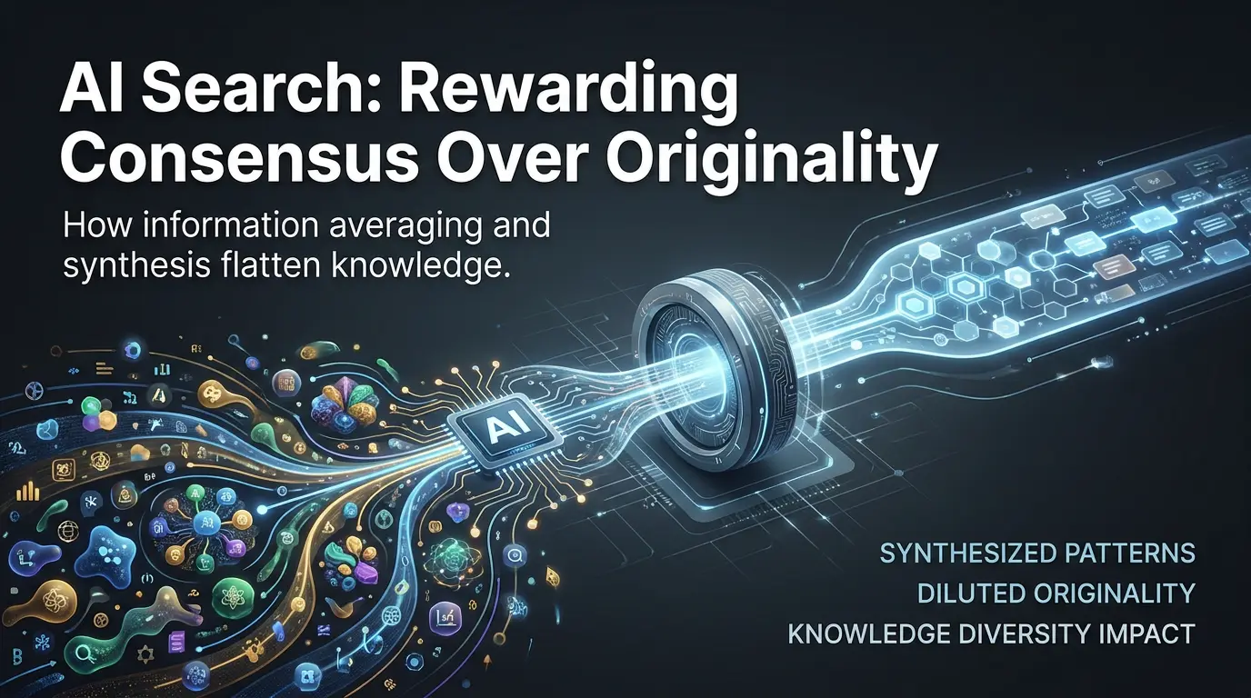 Why AI Search Rewards Consensus Over Originality