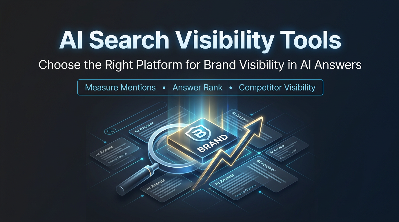 Best AI Search Visibility Tools: How to Choose the Right Platform for Brand Visibility in AI Answers