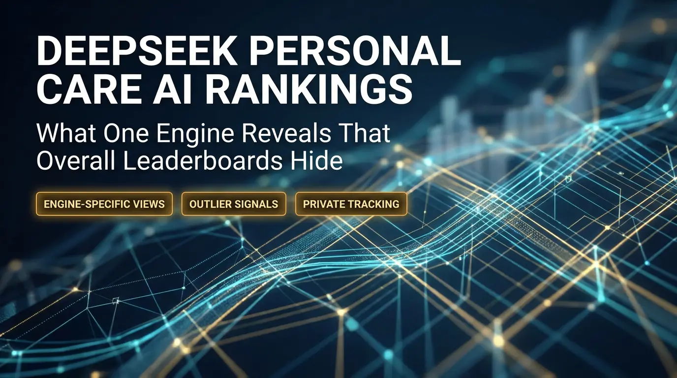 DeepSeek Personal Care AI Rankings: What One Engine Reveals That Overall Leaderboards Hide