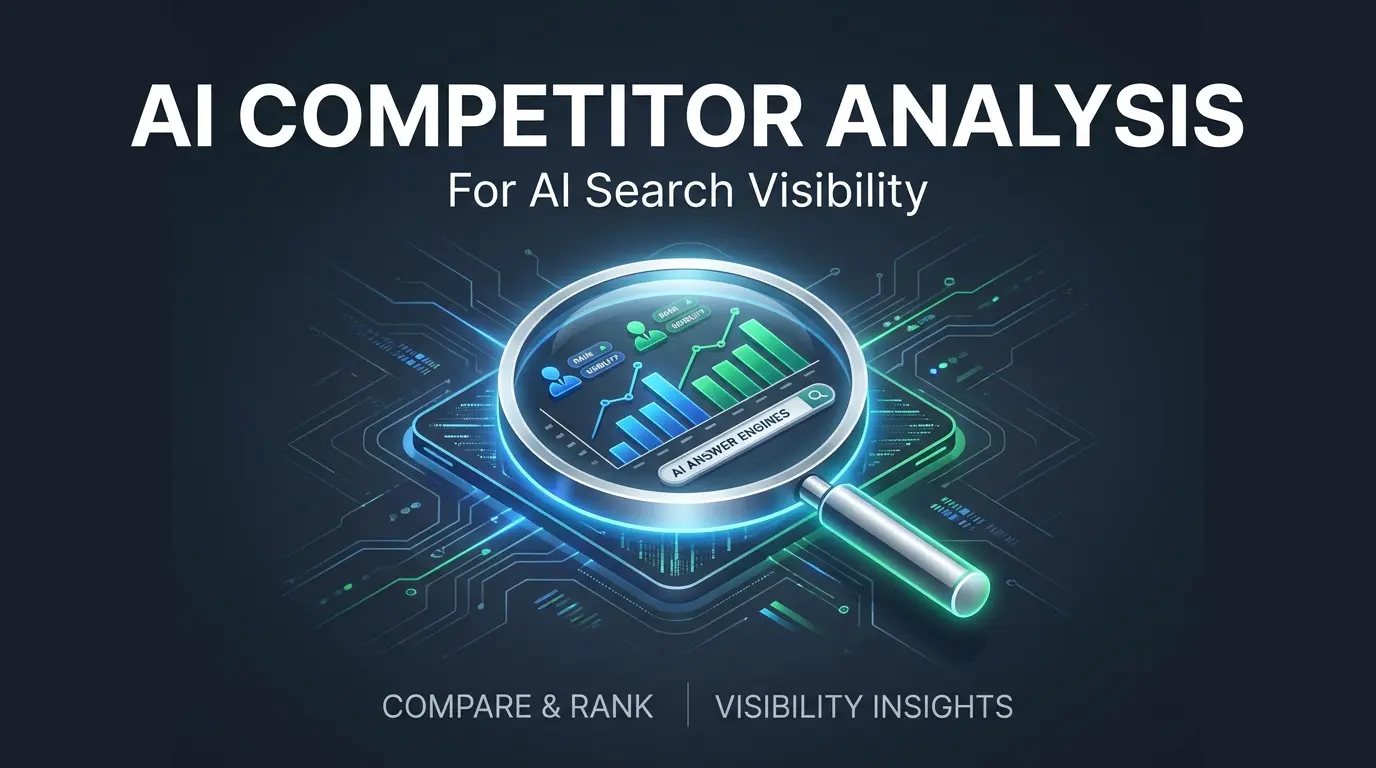 How to Run AI Competitor Analysis for AI Search Visibility