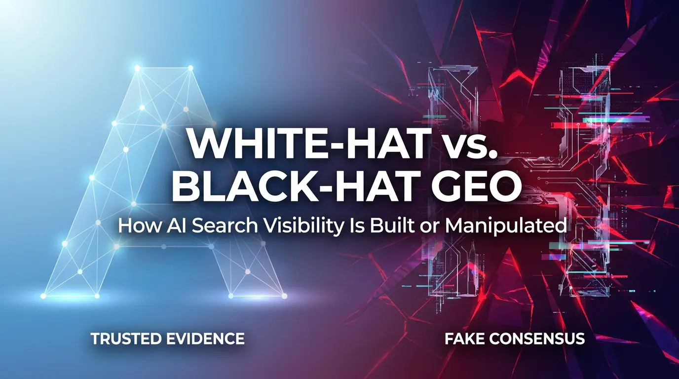 White-Hat vs. Black-Hat GEO: How AI Search Visibility Is Built or Manipulated